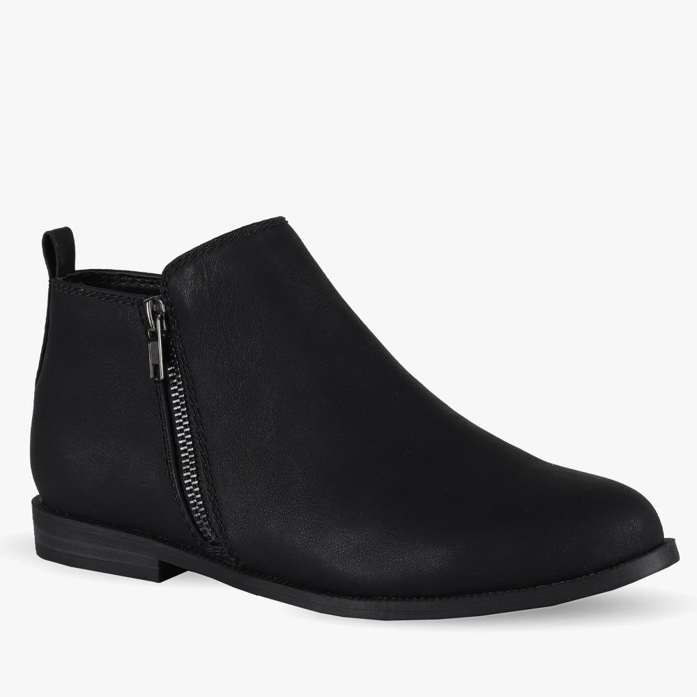 Women's Flat Black Ankle Boots | Famous Footwear Australia